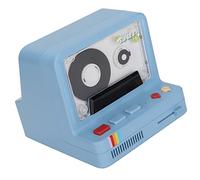 VGEBY Reproductor de Casetes Bluetooth, Altavoz Retro con Soporte AUX y Tarjeta de Memoria, Batería Incorporada para Uso Doméstico (Blue)