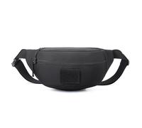 VGEBY Riñonera, Bolso de Pecho Impermeable, Bandolera con Correa Ajustable, Múltiples Compartimentos, Panel Trasero de Malla Transpirable para Viajes Al Aire, Ciclismo y Senderismo. (Black)