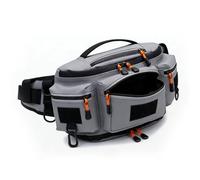 VGEBY Riñonera, Equipo de Pesca Bolsa de Aparejos de Tela Oxford Impermeable Multifuncional de Gran Capacidad para Accesorios de Pesca y Actividades Al Aire (Grey)