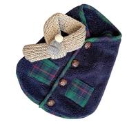 VGEBY Ropa de Invierno para Mascotas Little Dogs con Mano de Obra Fina y Bufanda, Ideal para Mantener Calientes a Las Mascotas Pequeñas (L)