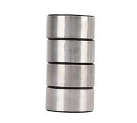 VGEBY Rueda Beadlock RC, Llantas Duraderas de Material de Hierro de 1 Pulgada para Cerrojo Axial SCX24, JLU, Modelo Modificado a Pequeña Escala (Black)