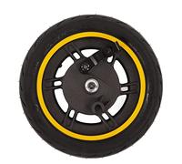 VGEBY Rueda Delantera de Patinete eléCtrico de 10 Pulgadas con Freno de Tambor para Ninebot MAX G30, Accesorios, Accesorio de Repuesto para Patinete eléCtrico Accesorios De Modelo