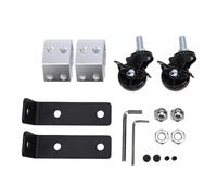 VGEBY Ruedas para Caja de Herramientas, Marco de Metal Resistente con Ruedas Giratorias Frontales Dobles de 360 grados, Capacidad de 200 Libras para Cajas de Herramientas Empaquetadas