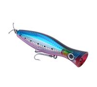 VGEBY Señuelos de Pesca de 12 Cm, Cebos de Natación Realistas con Ojos 3D y Cuentas de Peso Integradas, para Aparejos de Pesca de Agua Dulce y Salada (Púrpura)