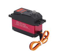 VGEBY Servo Digital de 60 kg, Engranaje de acero Inoxidable, Alto par, servos de Alta Velocidad para 1/8 1/10 1/12 RC Car Ship Robot