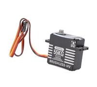 VGEBY Servo RC Servo sin Escobillas de Aleación de Aluminio 55 KG Alto par 8,4 V Engranaje de Metal Completo Control de 180 Grados para RC Crawler Car Truck Boat Robot