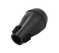 VGEBY Silenciador de Trompeta, Silenciador Compacto Profesional ABS para Todos los Rangos, Ligero y Duradero, con Afinación para una Práctica Silenciosa en Casa o Antes de la Actuación (BLACK)