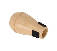 VGEBY Silenciador de Trompeta, Silenciador Compacto Profesional ABS para Todos los Rangos, Ligero y Duradero, con Afinación para una Práctica Silenciosa en Casa o Antes de la Actuación (Color madera)