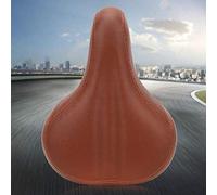 VGEBY Sillín de Bicicleta con Absorción de Impactos, Asiento de Bicicleta Cómodo Impermeable de Cuero de PVC con Espuma de Alta Elasticidad y Funda Termorretráctil, para