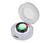 VGEBY Smart Health Ring Fitness Tracker con Pantalla Táctil Anillo Inteligente Multifuncional para Hombres y Mujeres con Seguimiento de Actividad a (Tamaño 12 (ID 21,4 mm/0,84 pulg. C 67,2 mm/2,65)