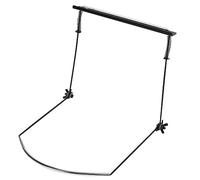VGEBY Soporte de Armónica de con Soporte de Goma para el Cuello Accesorio Portátil para Instrumentos de Viento (24 hoyos negro)