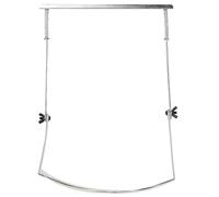 VGEBY Soporte de Armónica de con Soporte de Goma para el Cuello Accesorio Portátil para Instrumentos de Viento (24 hoyos plata)