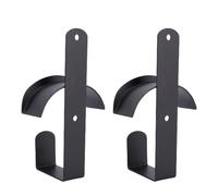 VGEBY Soporte de Pared para Silla de Montar, Soporte de Brida de Hierro con Ganchos para Suministros de Puesto de Remolque de Caballos Occidentales, 2 uds.