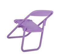 VGEBY Soporte de teléfono de material TPR, soporte compacto para teléfono móvil para escritorio con formato vertical u horizontal para ver vídeos, leer y chatear (morado)