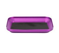 VGEBY Soporte Magnético para Piezas de Bandeja de Tornillos RC, Organizador de Aleación de Aluminio para Piezas Pequeñas, Ideal para Talleres de Bricolaje y Mantenimiento de Vehículos (PURPLE)
