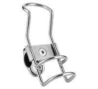 VGEBY Soporte para Caña de Pescar Soporte para Caña de Pescar de Acero Inoxidable Abrazadera de Montaje en Riel Ajustable de 360 Grados 26 Mm 32 Mm Estante Giratorio sin Taladro para Pesca en