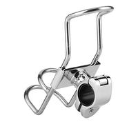 VGEBY Soporte para Caña de Pescar Soporte para Caña de Pescar de Acero Inoxidable Abrazadera de Montaje en Riel Ajustable de 360 Grados 26 Mm 32 Mm Estante Giratorio sin Taladro para Pesca en