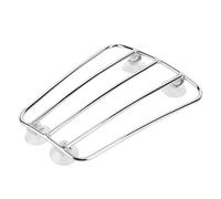 VGEBY Soporte para Tanque de para Motocicleta, Portaequipajes Delantero de Metal con Soporte de Ventosa, Estante de Retro Universal para Conductores con Superficie Lisa del Tanque, Viajes y (B