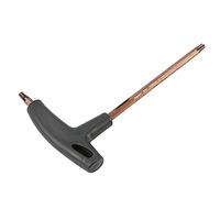T25 Llave de Manija en Forma T Destornillador de Freno Disco Herramienta de Reparación de Frenos para Bicicletas Aleación de Acero 140 x 85mm