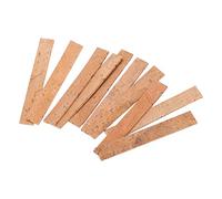 VGEBY Tablero de Corcho de Color Madera, Paquete de 10 Chips de Corcho, Piezas de Repuesto Esenciales Prácticas y Prácticas para Clarinete