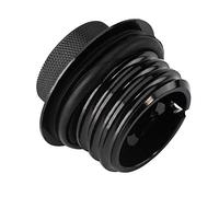 VGEBY Tapa de Gasolina para Motocicleta Tapa del Tanque de de Aluminio Billet 58 X 46 Mm Diseño de un Solo Tornillo Negro Fácil de Instalar Resistente a Fugas Ajuste para Conductores de Turismo y