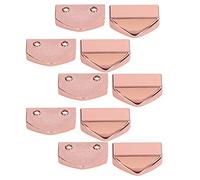 VGEBY Tapón de cremallera, aspecto brillante, práctico, atractivo, atractivo, accesorios decorativos para bolsas (oro rosa)