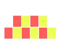 VGEBY Tarjeta de ¨¢rbitro de f¨²tbol, Juego de 5 Tarjetas Rojas y Amarillas de ¨¢rbitro de f¨²tbol Deportivo, Tarjetas de Advertencia y expulsi¨®n de f¨²tbol