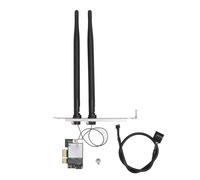 VGEBY Tarjeta de Red 5G, 2.4G 5G 867Mbps Tarjeta de Red de Escritorio Inalámbrica de Doble Banda Plug and Play Tarjeta Adaptadora PCIe WiFi Adecuada para Win 7, Win 8, Win 10 Sistema