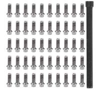 VGEBY Tornillo de Coche RC 50 Piezas Llantas de Rueda de Coche RC Tornillos de Cubo Tornillos de Acero Inoxidable para 1/10 RC Crawler Car(M2) Juguetes Modelo Accesorios del Modelo