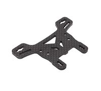 VGEBY Torre de Choque Trasera de Fibra de Carbono RC para XV02 58707, 1/10 RC Placa de Torre de Choque de Repuesto para Automóvil con Múltiples Orificios de Posicionamiento, ángulo de