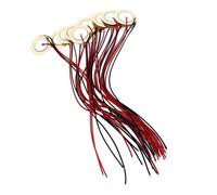 VGEBY Transductor de Disco Piezoeléctrico de 15 Piezas de 35 Mm, Pastilla de Guitarra de Latón, Sensor de Sonido con Disparador de Micrófono de Contacto con Cables de 25 Cm, para