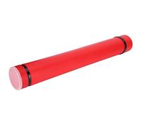 VGEBY Tubo de Almacenamiento de Dibujo Ajustable, Estuche Telescópico Engrosado para Coleccionar Obras de Arte, Tamaño de 63 Cm a 108 Cm, Adecuado para Artistas y Viajeros (Rojo)