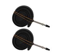 VGEBY Tubo Interior de Bicicleta de 2 Uds, Tubo de Válvula Francesa de Caucho Butílico con Mejor Rendimiento de Sellado, Absorción de Impactos, para Bicicleta de Carretera (700X23C Boca Francesa 60)