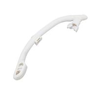 VGEBY Tubo Respirador de Buceo, Tubo Respirador de Buceo Seco y Húmedo de Doble Función Easy Breath con Válvula de Mordida para Apnea (White)