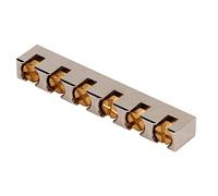 VGEBY Tuerca de Guitarra, Accesorio de Instrumento de Metal Ajustable de 6 Cuerdas con Tornillos de Afinación Fina, para bajo Guitarra Eléctrica Color Plateado
