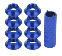 VGEBY Tuercas del Interruptor del Transmisor de Control RC, Fácil Instalación Tuerca del Interruptor del Control Remoto RC con Herramienta de Extracción Se Adapta a FUTABA para (Blue Oscuro)