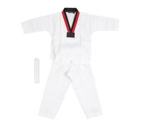 VGEBY Uniforme de Taekwondo para Niños, Cómodo y Duradero Uniforme de Entrenamiento de Taekwondo, Suave y Transpirable, Uniforme de Karate Deportivo para Niños, Dobok de Taekwondo para