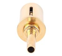 VGEBY Válvula de boquilla de cuerno francés de latón de alta calidad para un soplado cómodo y un mejor rendimiento, para trompetistas franceses (dorado)