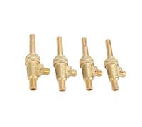 VGEBY Válvula de Estufa de Gas, Reemplazo de Válvula Dividida Horizontal de Latón de 4 Piezas con Interruptor Giratorio para la Serie JBR 6 36 JCR JHP 212 JMSS 05 T 60 JTRH 2FHT 36B