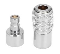 VGEBY Válvula de Parada de Agua con Rosca G1/4 Pulgadas, Latón Cromado, Control de Agua Eficiente para Sistemas de Refrigeración de Computadoras