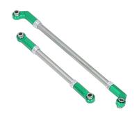 VGEBY Varilla, Aleación de Aluminio de 90 Mm RC Servo Linkage Enlace de Dirección para SCX10 III Crawler Car, Control y Rendimiento Mejorados (Green)