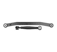 VGEBY Varilla de Dirección de Aleación de Aluminio RC, Pieza de Repuesto Ligera y Duradera para Coches Axial SCX24 90081 1/24 RC, con Tornillos de Fijación Fáciles de Instalar (Black)
