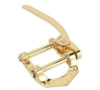 VGEBY Varilla de fijación de rodillo de puente trémolo con parte superior plana para guitarra eléctrica - dorado - adecuado para entusiastas de la guitarra (GOLD)