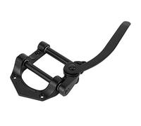 VGEBY Varilla de fijación de rodillo de puente trémolo con parte superior plana para guitarra eléctrica - dorado - adecuado para entusiastas de la guitarra (NEGRO)