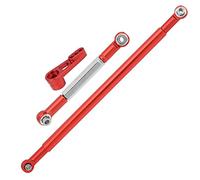 VGEBY Varilla de varillaje de dirección RC 1/12, Accesorios de Brazo de Varilla de dirección de aleación de Aluminio compatibles con MN86K 1/12 RC Car(Rojo) Hobbies Accesorios para Modelos De Coches