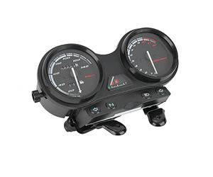VGEBY Velocímetro Digital para Motocicleta, Kit de Instrumentos PP T con Tacómetro, Odómetro, Indicador de Nivel de Aceite, Pantalla de 180 Kmh para YBR 125 2005 2009, Edición Europea
