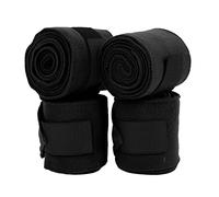 VGEBY Vendas Autoadhesivas para Patas de Caballo, 4 Unidades, Material con Soporte de Compresión para Entrenamiento y Participación, 300 Cm X 11 Cm (Black)