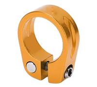 VGEBY VGEBY Abrazadera para Tija de Sillín de Bicicleta de 28,6 Mm, de Aleación de Aluminio, con Bloqueo y Diseño Antideslizante, para Accesorios de Ciclismo de montaña. (SILVER) (GOLD)