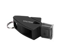 VGEBY Whistle Plastic Clear Sound Outdoor Tool con cordón y abrazadera/sostenedor adecuado para rescatadores (BLACK)