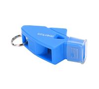 VGEBY Whistle Plastic Clear Sound Outdoor Tool con cordón y abrazadera/sostenedor adecuado para salvavidas ( marino)